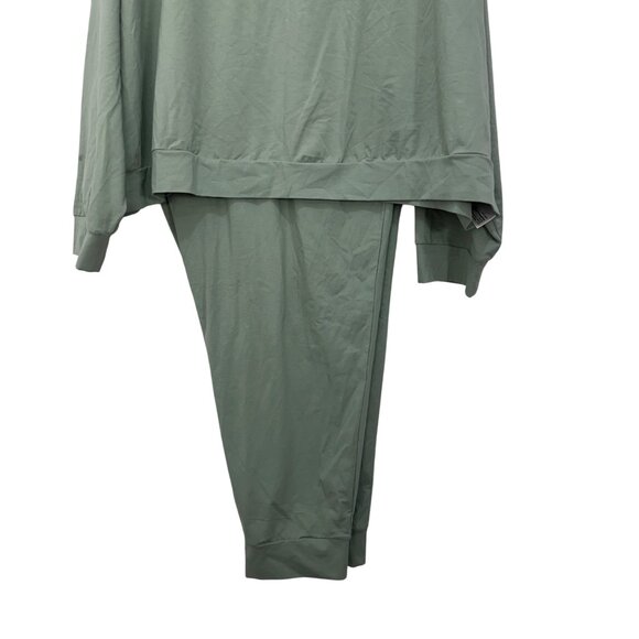 Disney Sage Green Loungewear Set SZ 3X With Mickey Mouse Logo Soft Comfortable - Picture 11 of 14